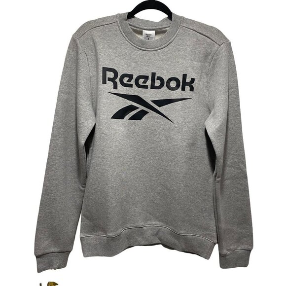 NWT Reebok Crew Neck Long Sleeve Sweatshirt Men's Size S - Picture 2 of 7